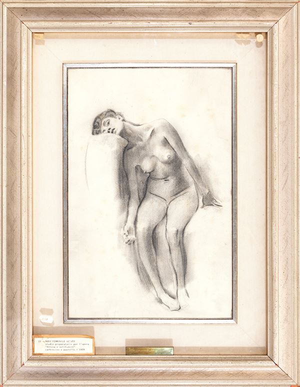 ADOLF HIREMY-HIRSCHL - Seated female nude