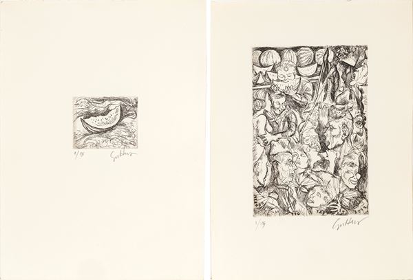 RENATO GUTTUSO - Various subjects