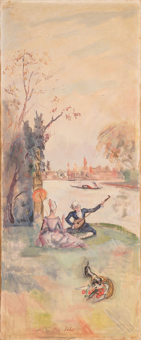 FIORAVANTE SEIBEZZI - Venetian scene