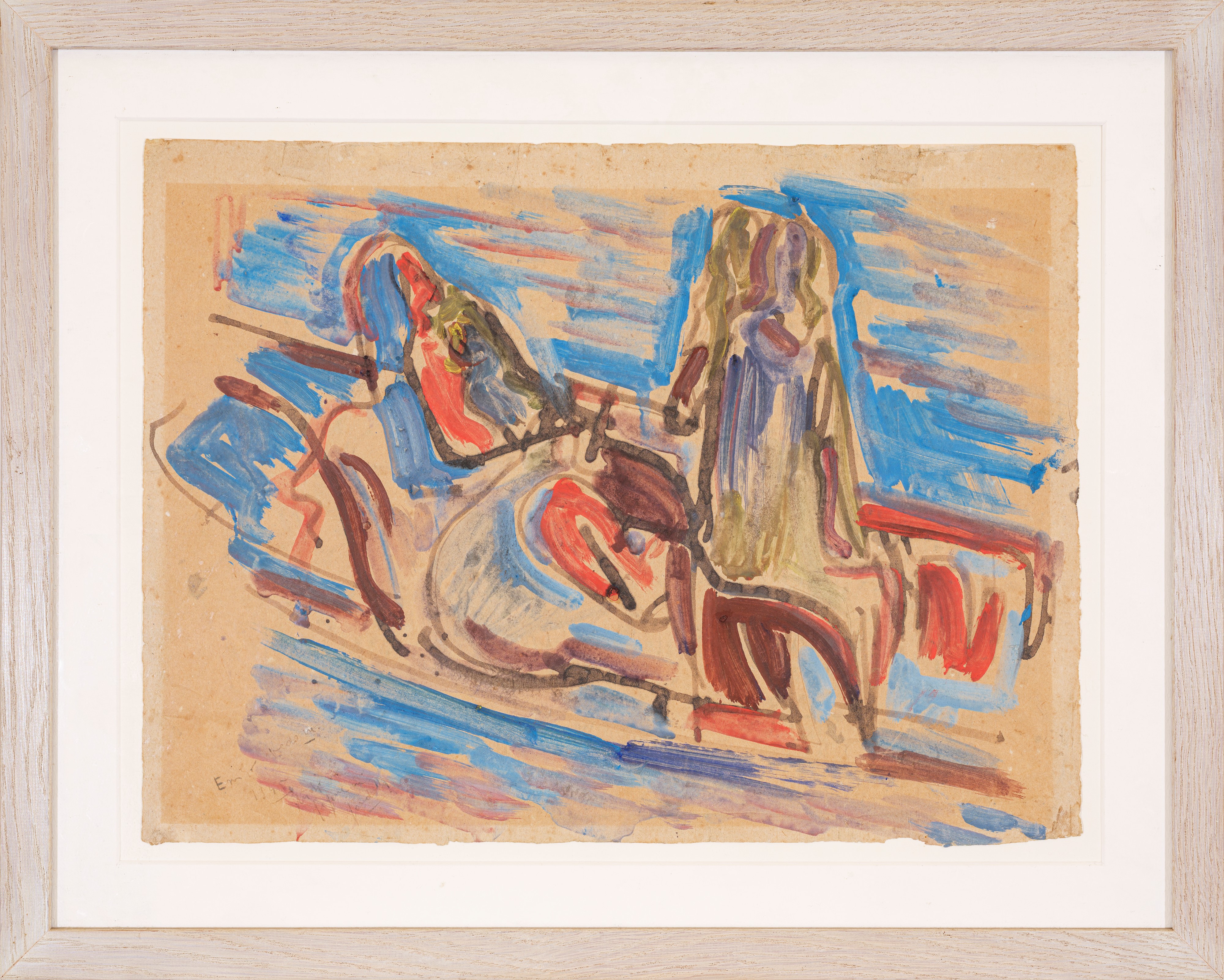 Studio per figure in gondola