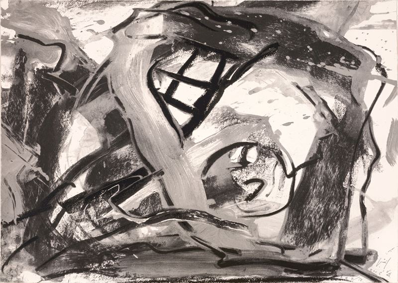 Emilio Vedova - Pour Garcia Lorca (serigrafia, es. 7/37)