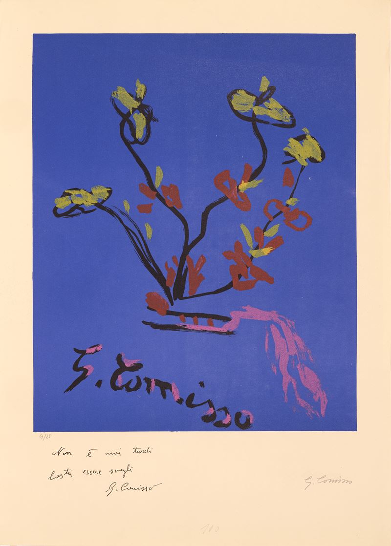 Giovanni Comisso - Litografia (es. 4/25)