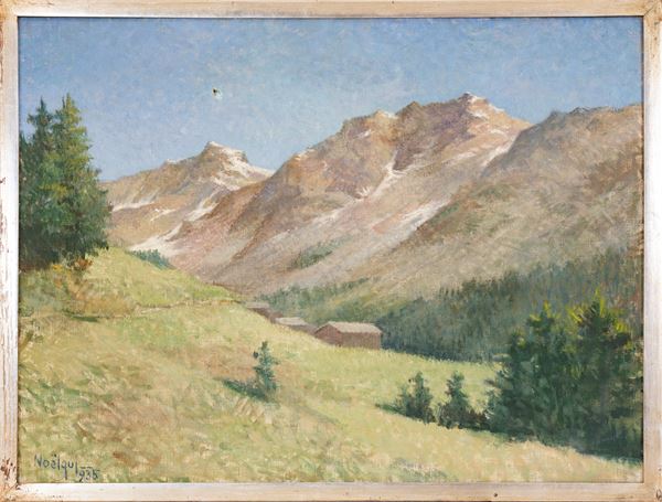 NOEL QUINTAVALLE - Mountain landscape