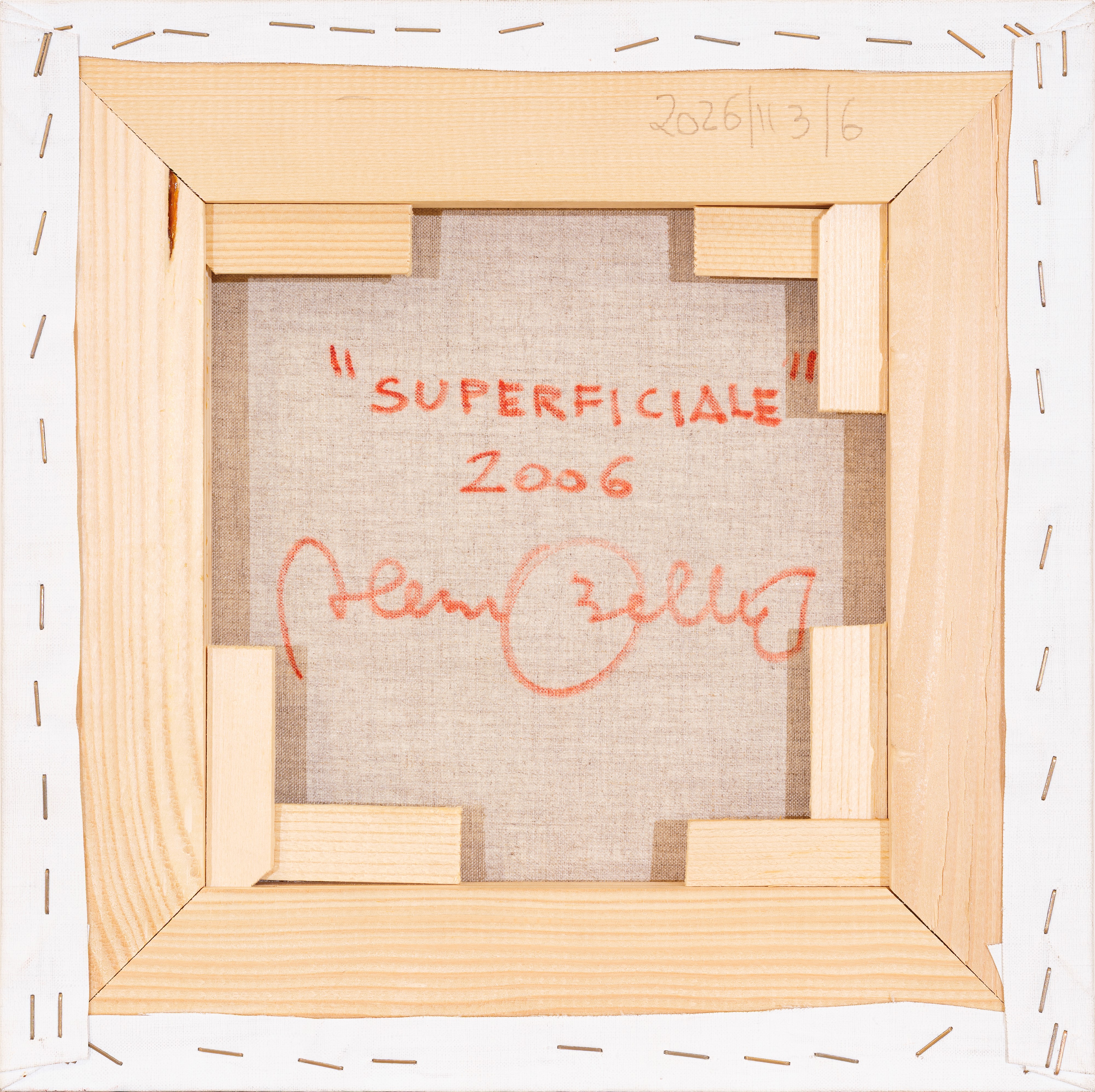 Alessandro Bellucco - Superficiale, acrilici su tela
