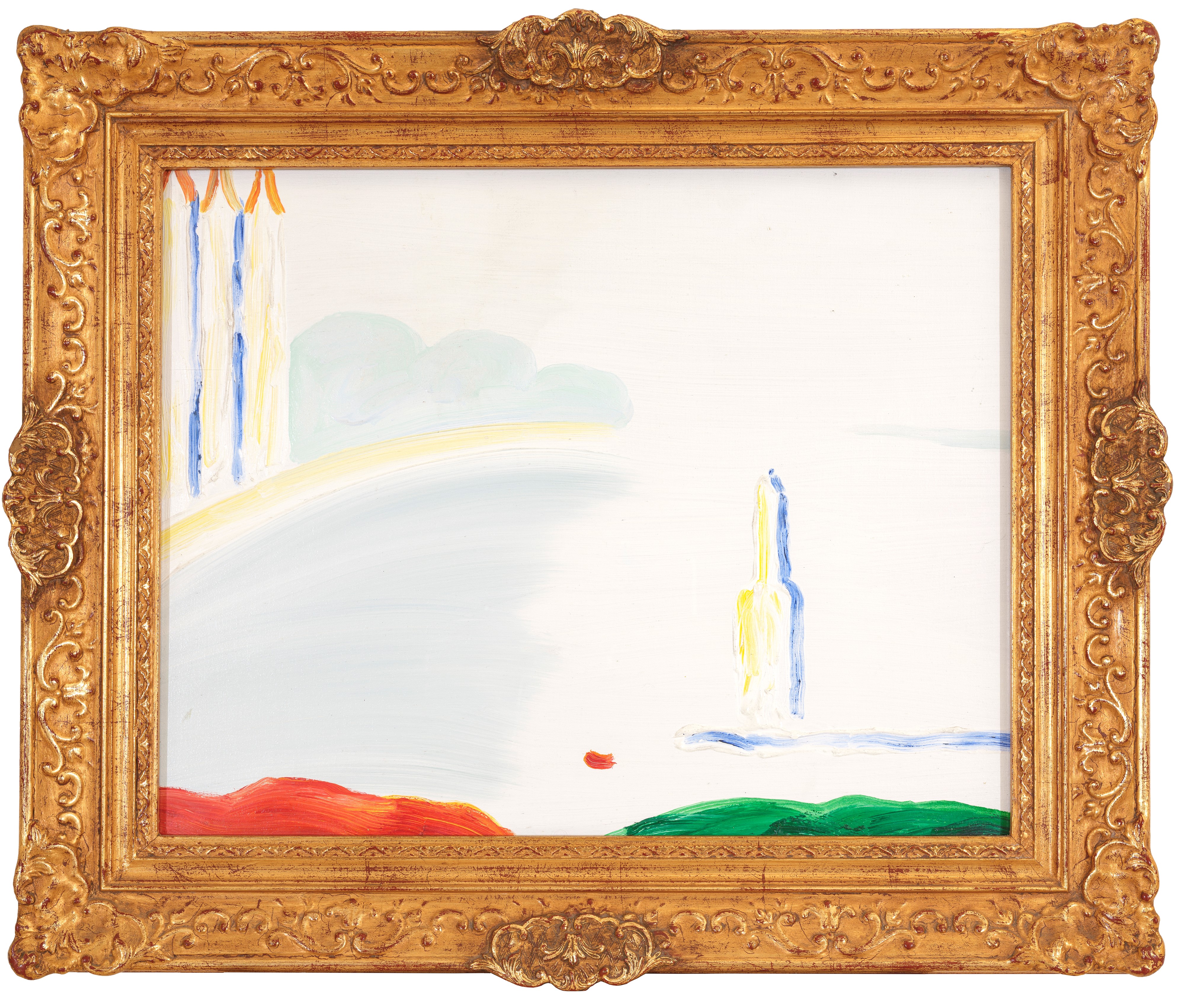 Virgilio Guidi - Bacino di San Marco, olio su tela (1973)