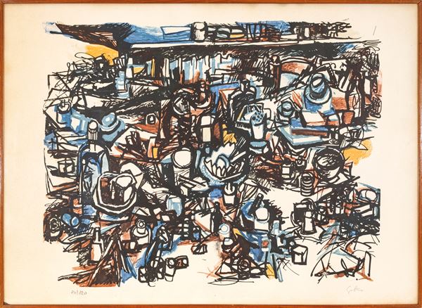 RENATO GUTTUSO - The painter's table