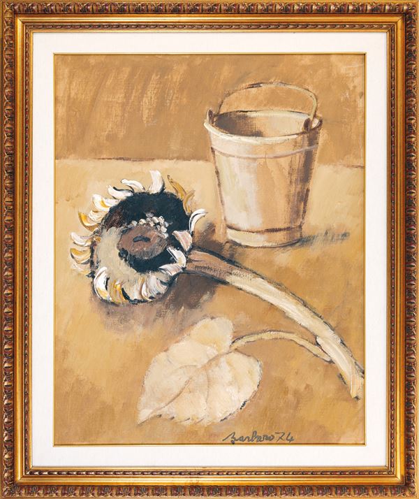 SAVERIO BARBARO - Bucket and sunflower