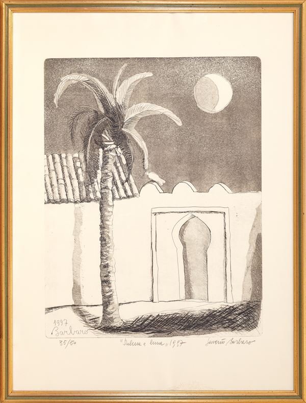 SAVERIO BARBARO - Palm and Moon