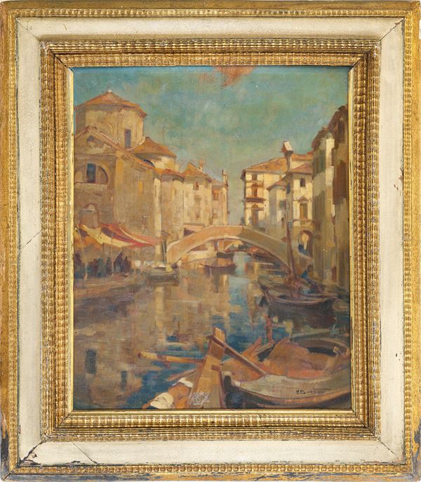 ATTILIO ACHILLE BOZZATO - Venetian Canal