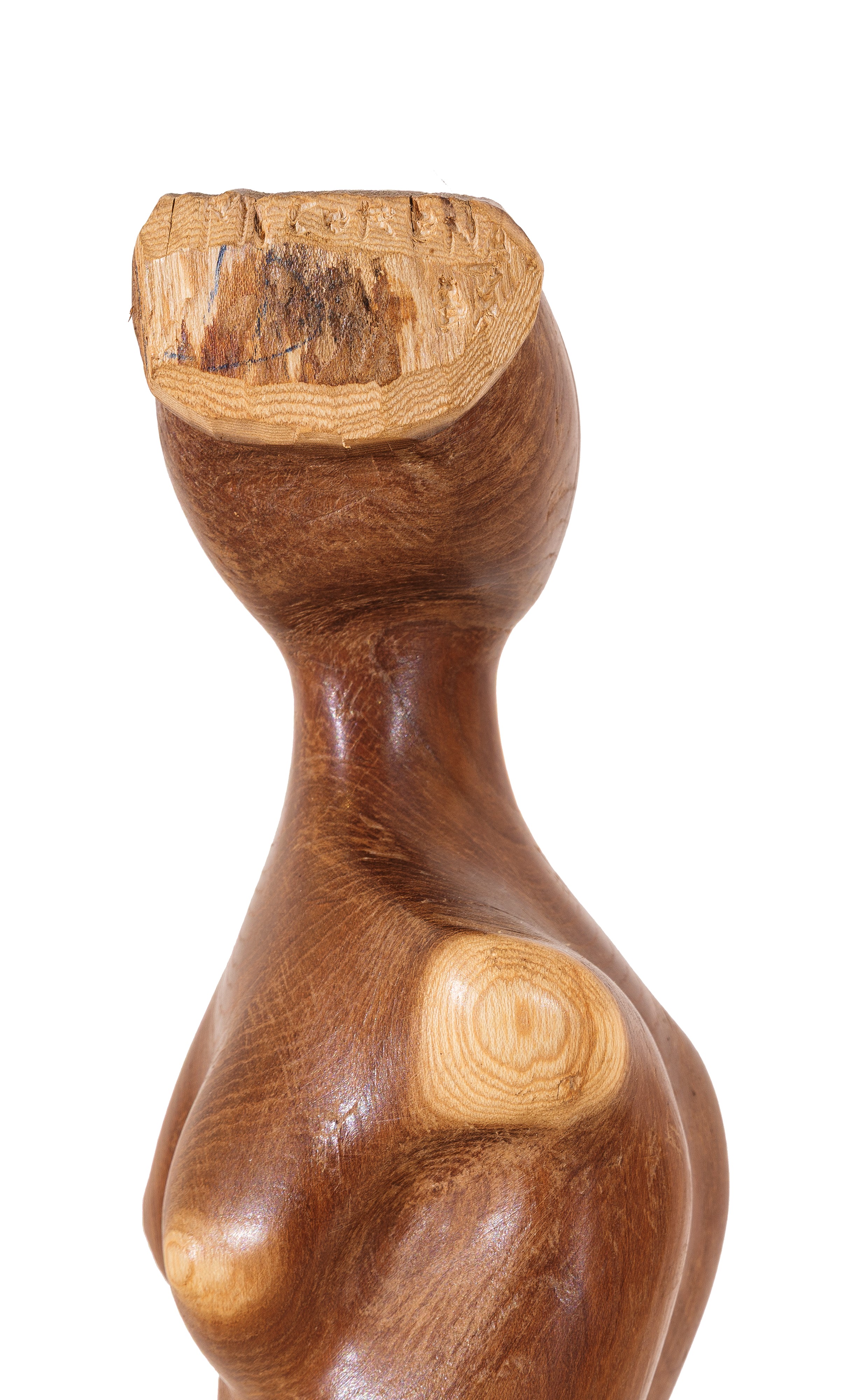 Mauro Corona - Figura, scultura in legno (1997)