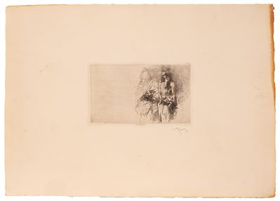 Croquis, acquaforte
