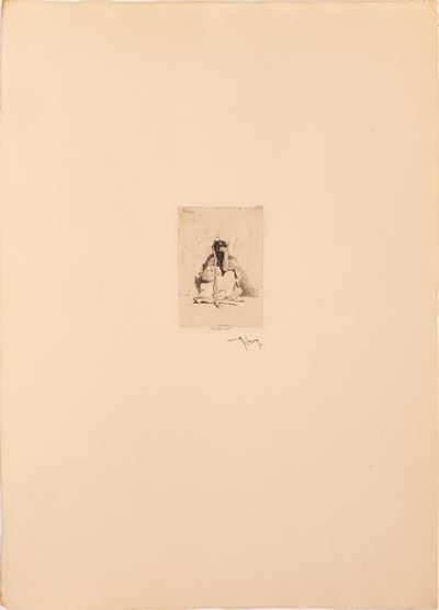 Mendiant, acquaforte