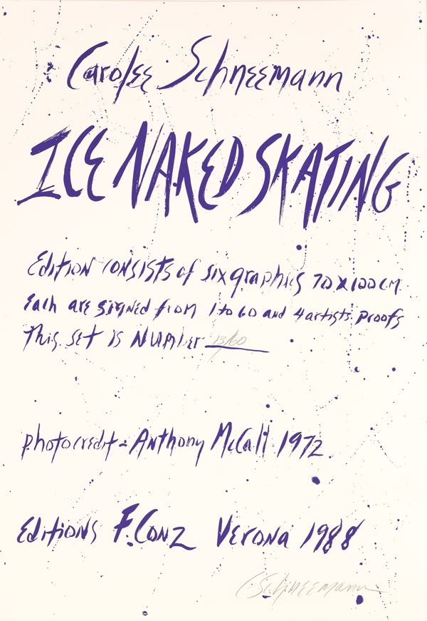 CAROLEE SCHNEEMANN - Ice naked skating