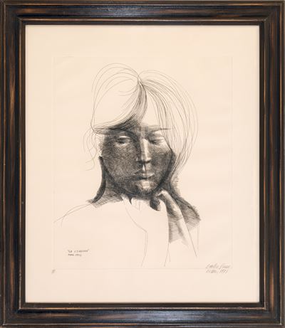 La coreana, acquaforte (es. 77/90) 1973