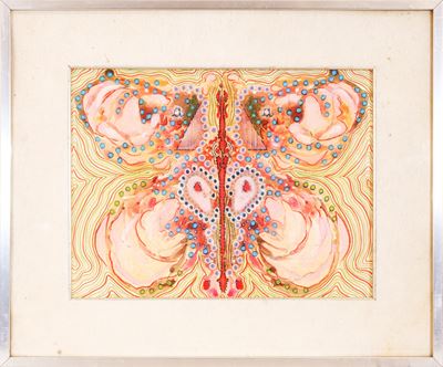 Senza titolo (tecnica mista su tavola), 1975
