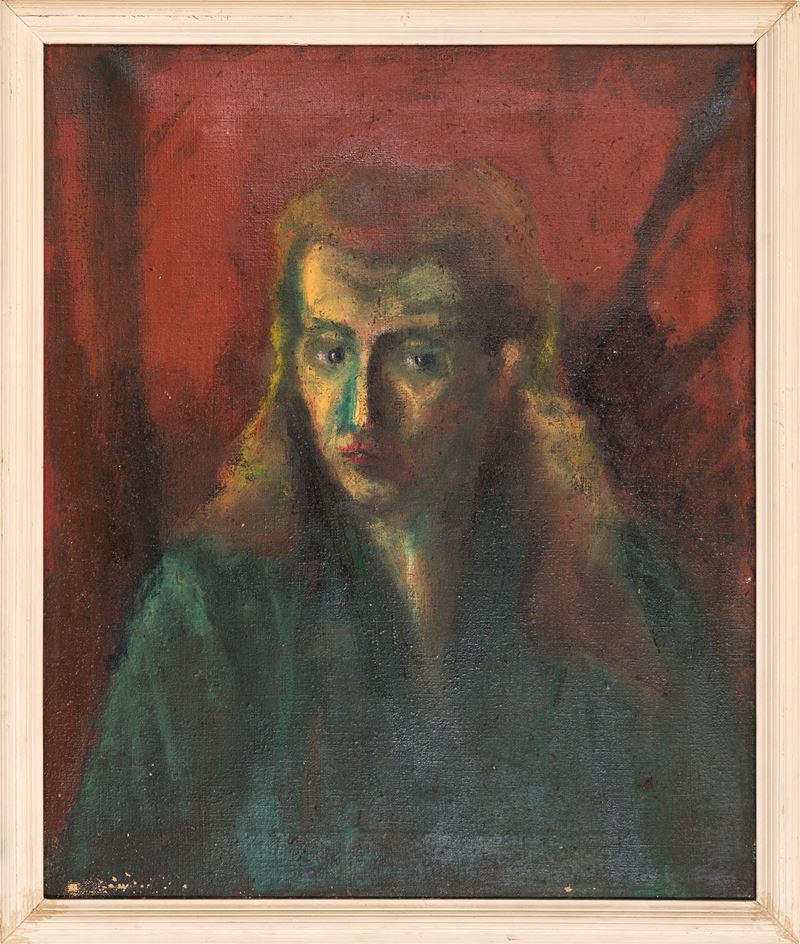 Bepi Longo - Ritratto, olio su tela
