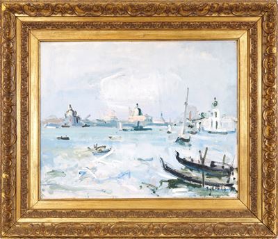 Poesia veneziana, olio su tavola (1959)