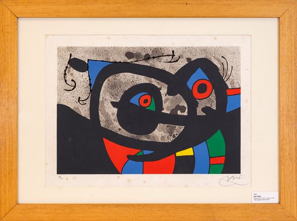 JOAN MIRO' - The Golden Feather Lezard