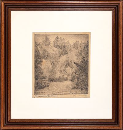 Bosco, acquaforte (es. 4/6) 1940