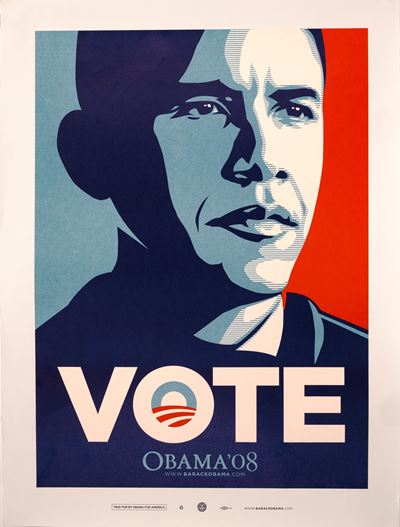 Vote, stampa offset, 2008