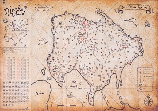 INVADER - Map: Invasion of Djerba