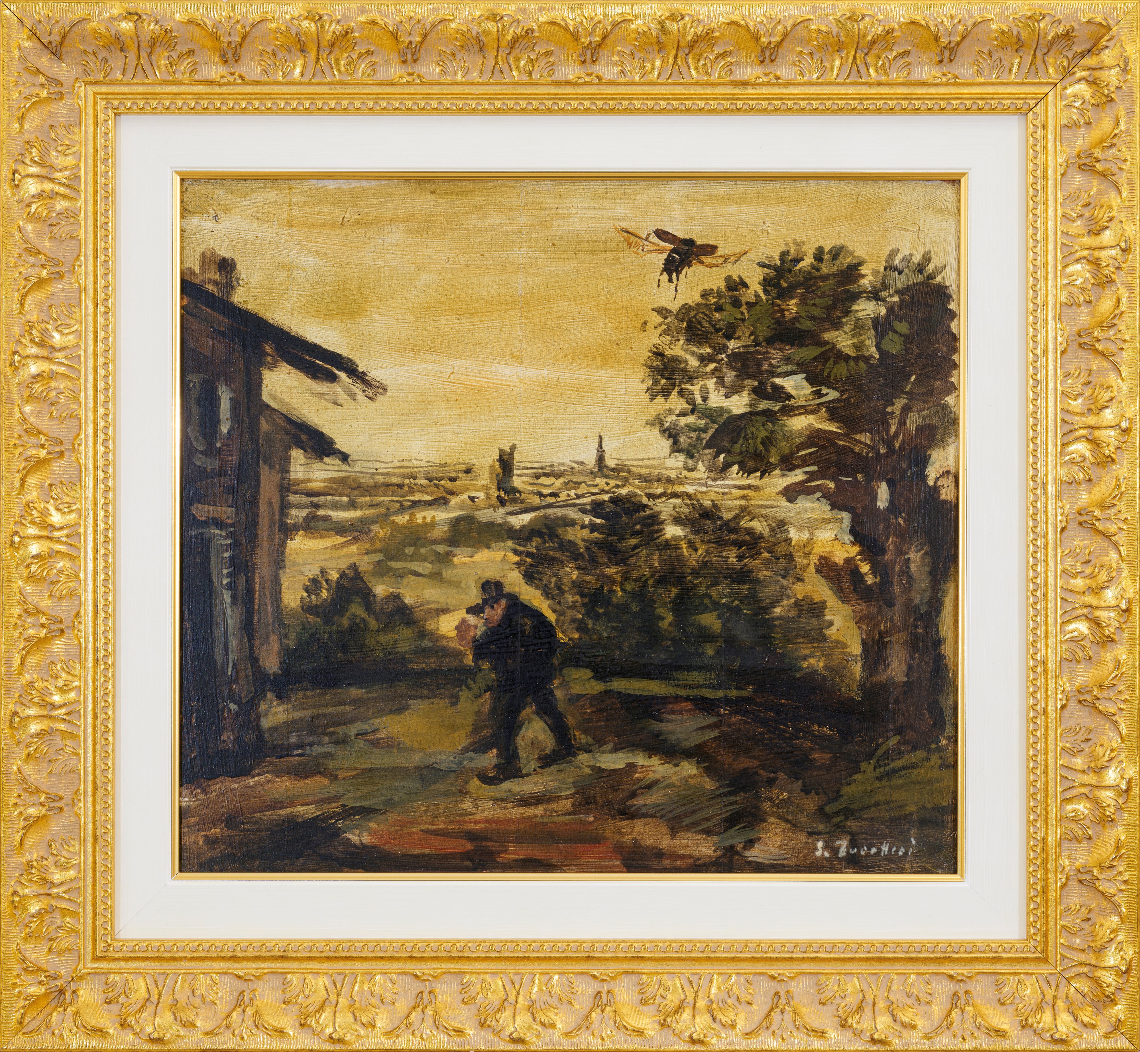 Luigi Zuccheri - Viandante in paesaggio