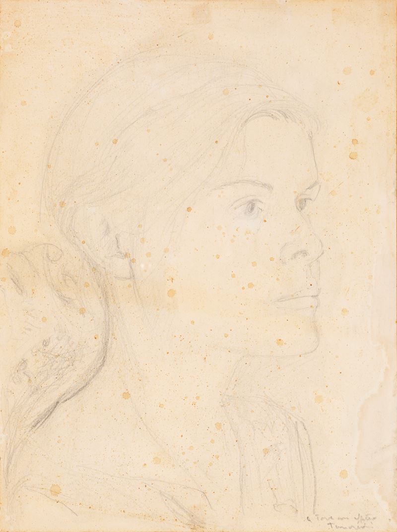Tancredi Parmeggiani - Ritratto della pittrice Tove Stromme
