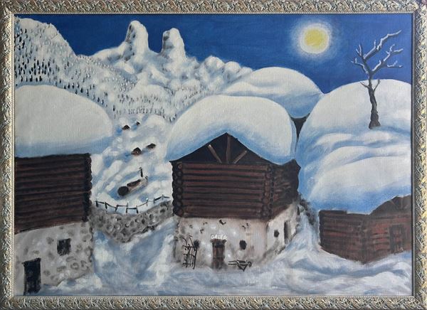 Winter night in Caltena