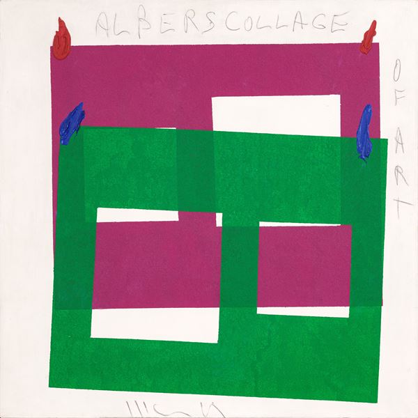 Albers collage of art