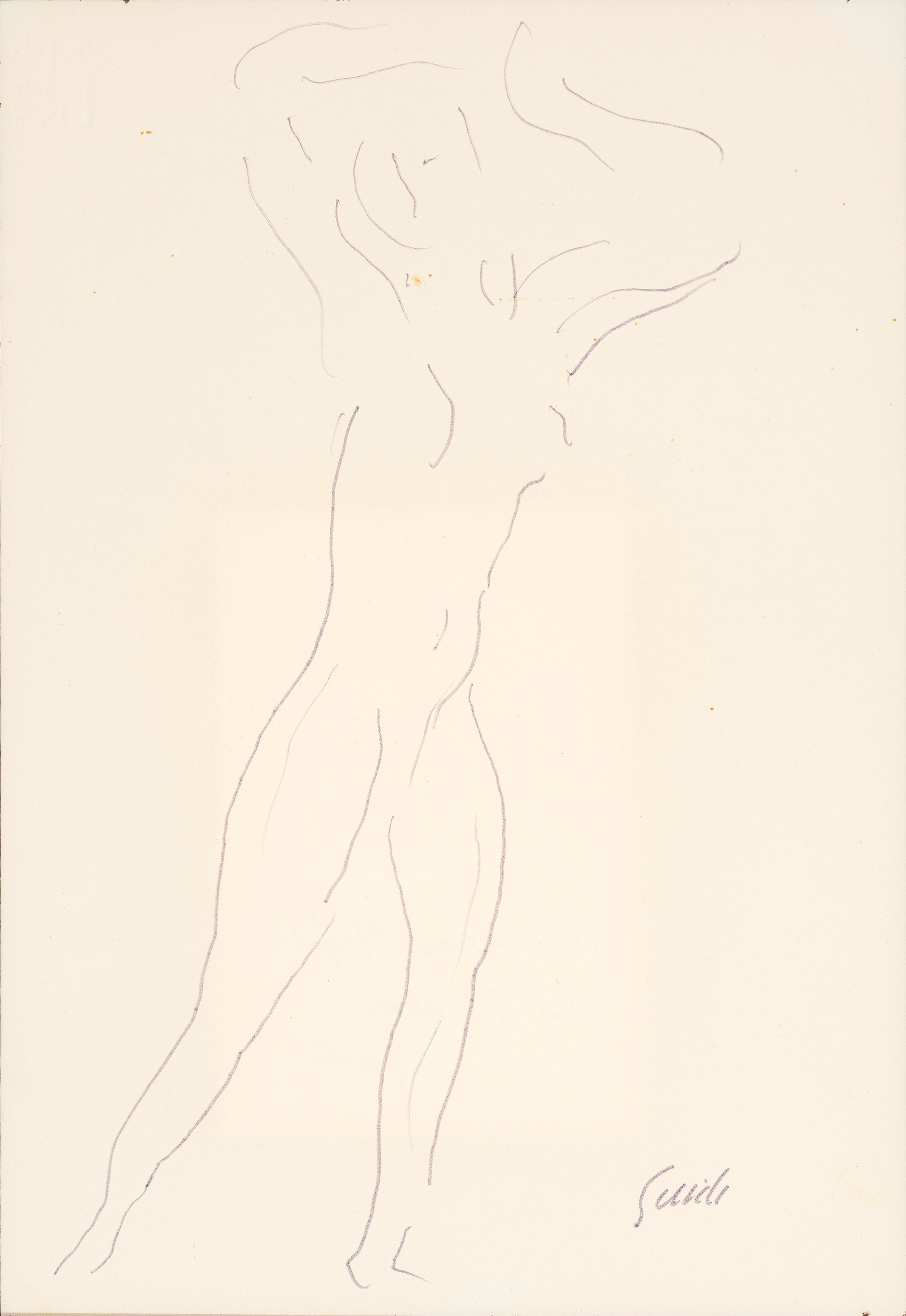 Virgilio Guidi - Figura nello spazio – Incontro
