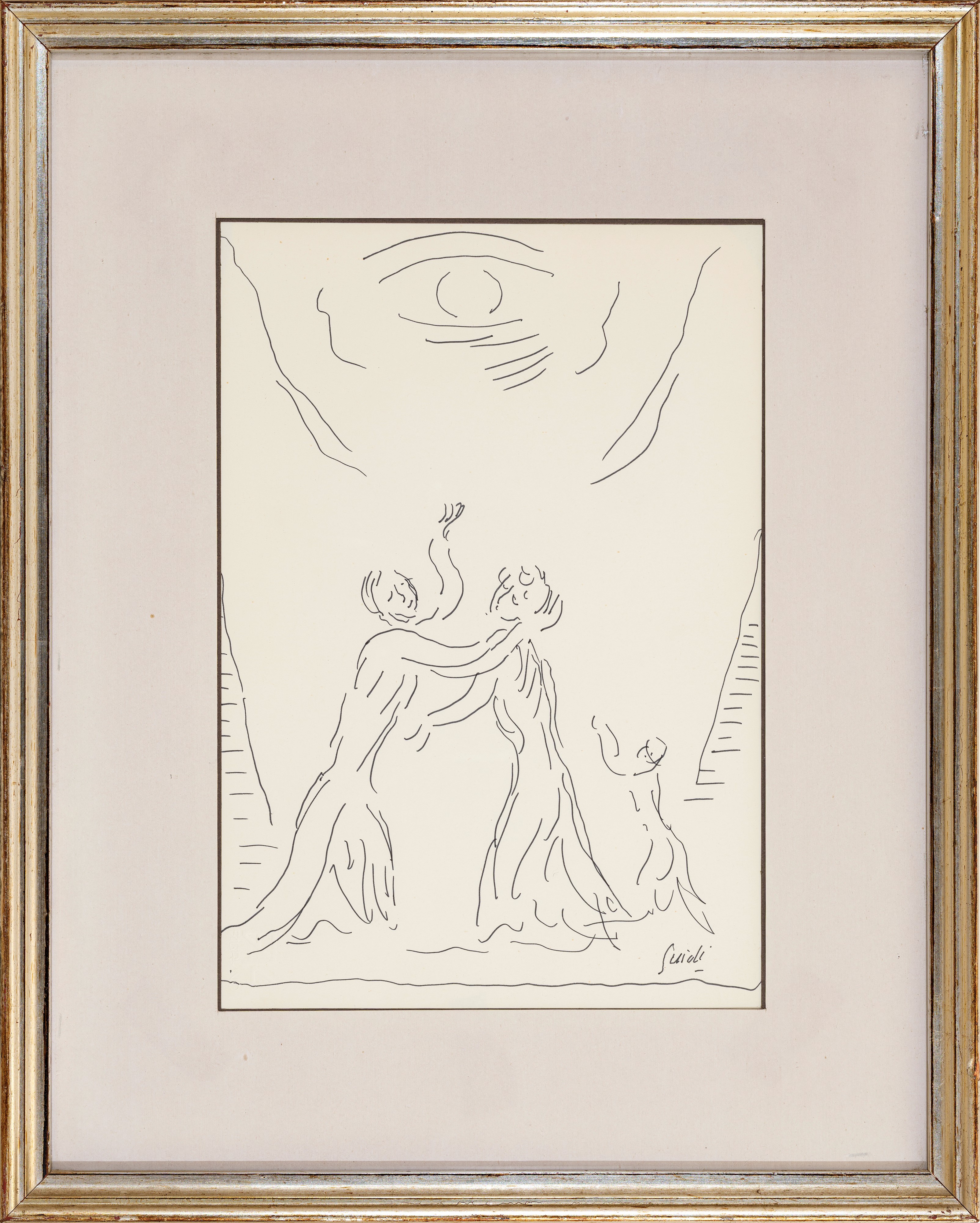 Virgilio Guidi - Figura nello spazio – Incontro