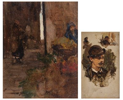 Venditrice al mercato – Ritratto