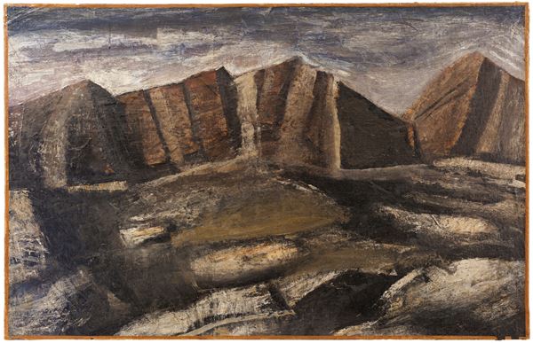 MARIO SIRONI - Mountain landscape