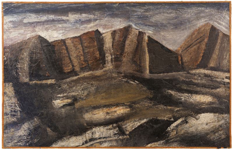 Mario Sironi - Paesaggio di montagna