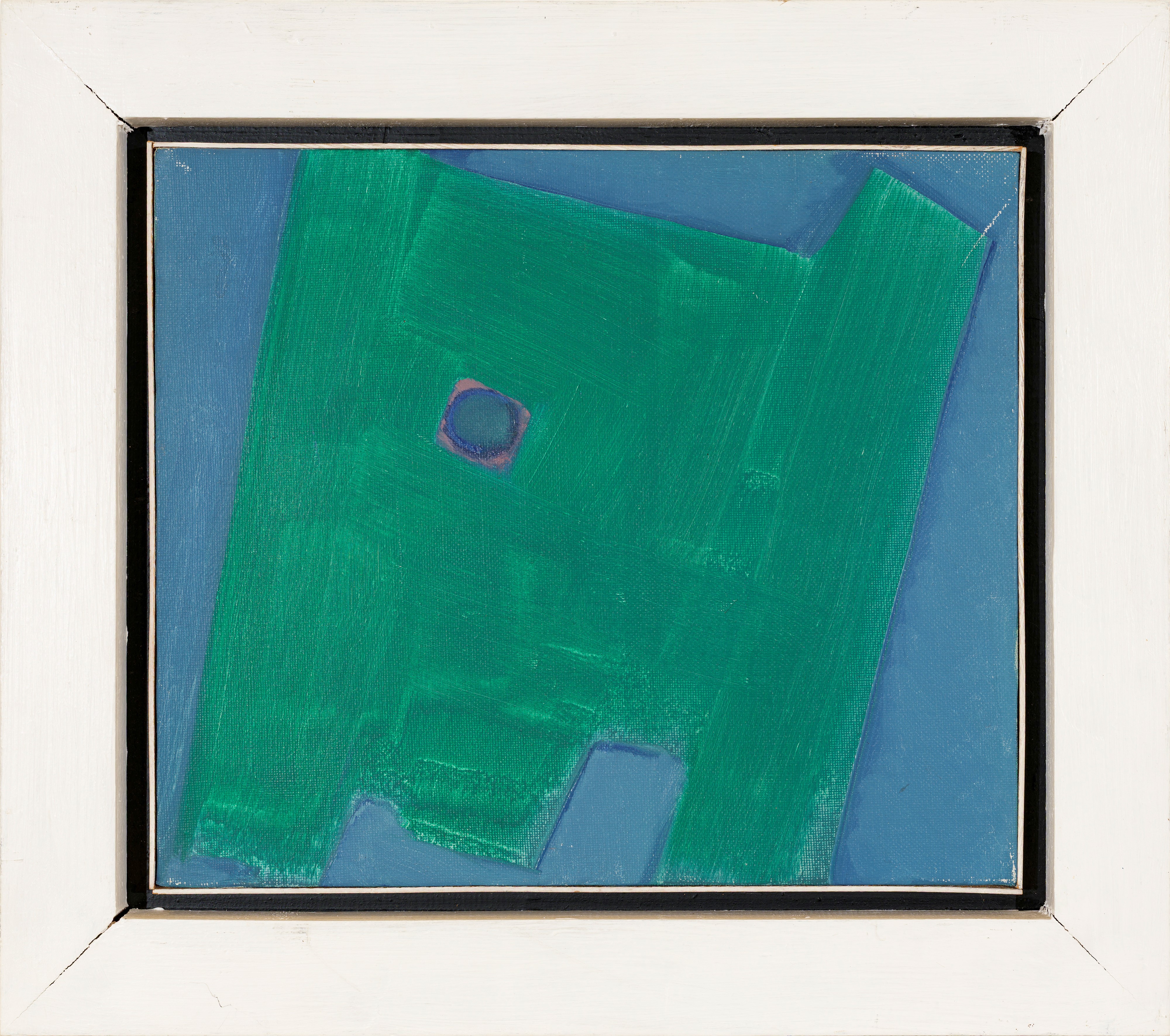 Saverio Rampin - Senza titolo (olio su tela, 1966)