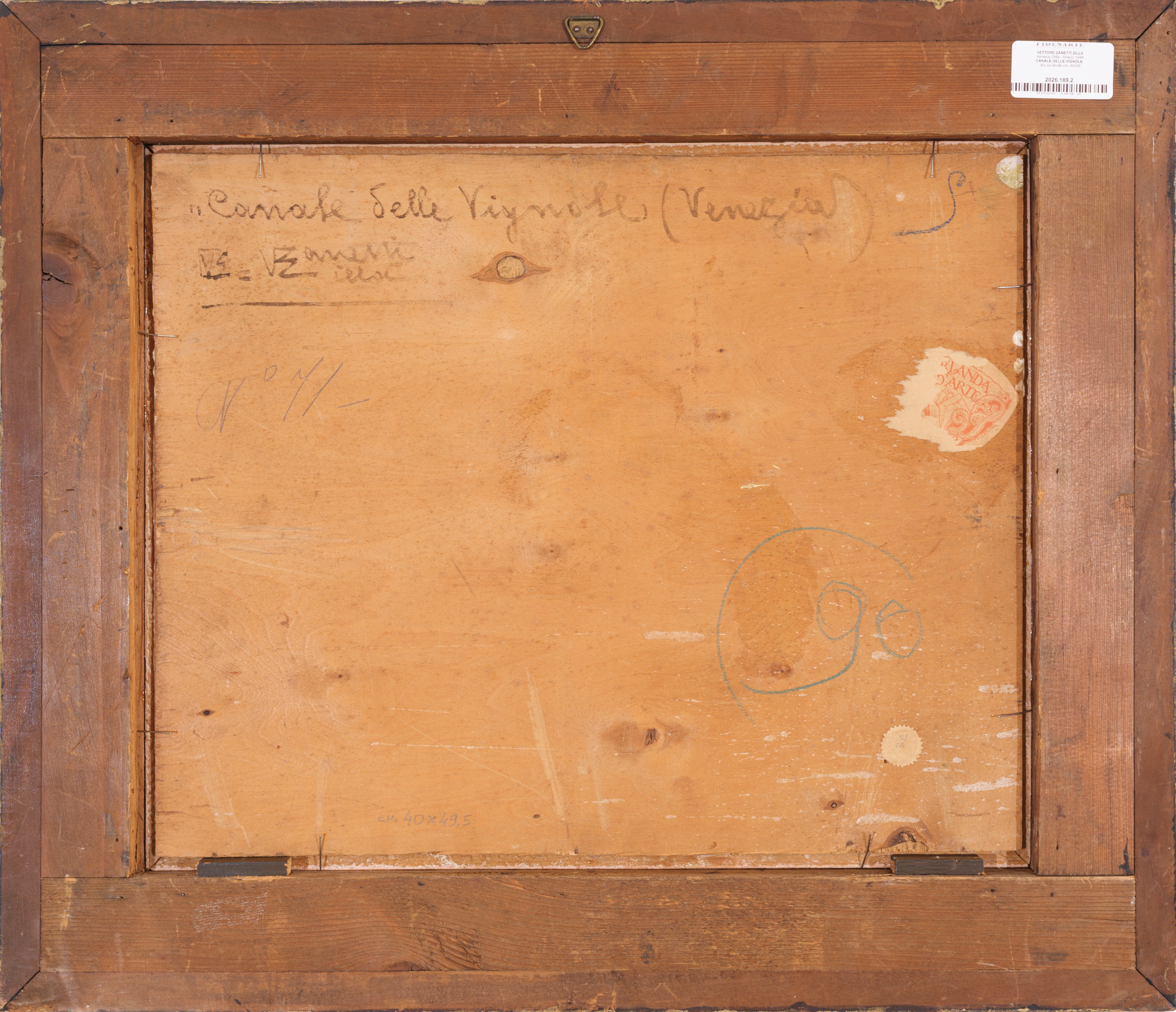 Vettore Zanetti Zilla - Canale delle vignole