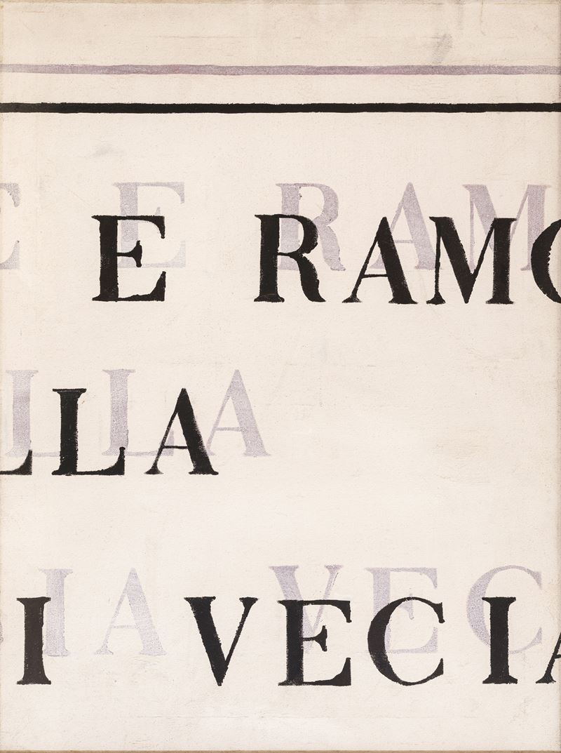 Raoul Schultz - Toponomastica, olio su tela (1965-68)
