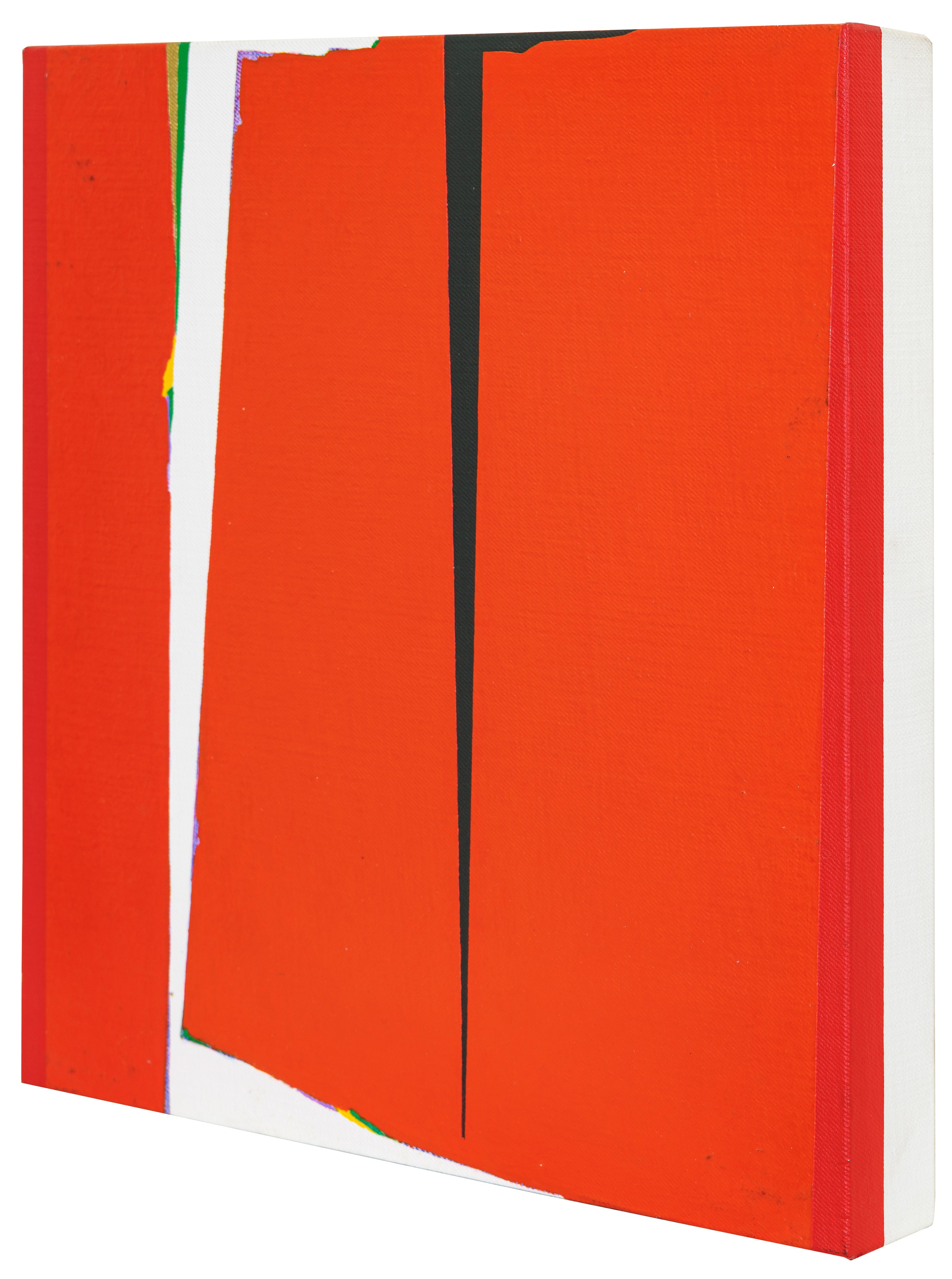 (pope) - Giuseppe Galli - Pittura in rosso, olio su tela