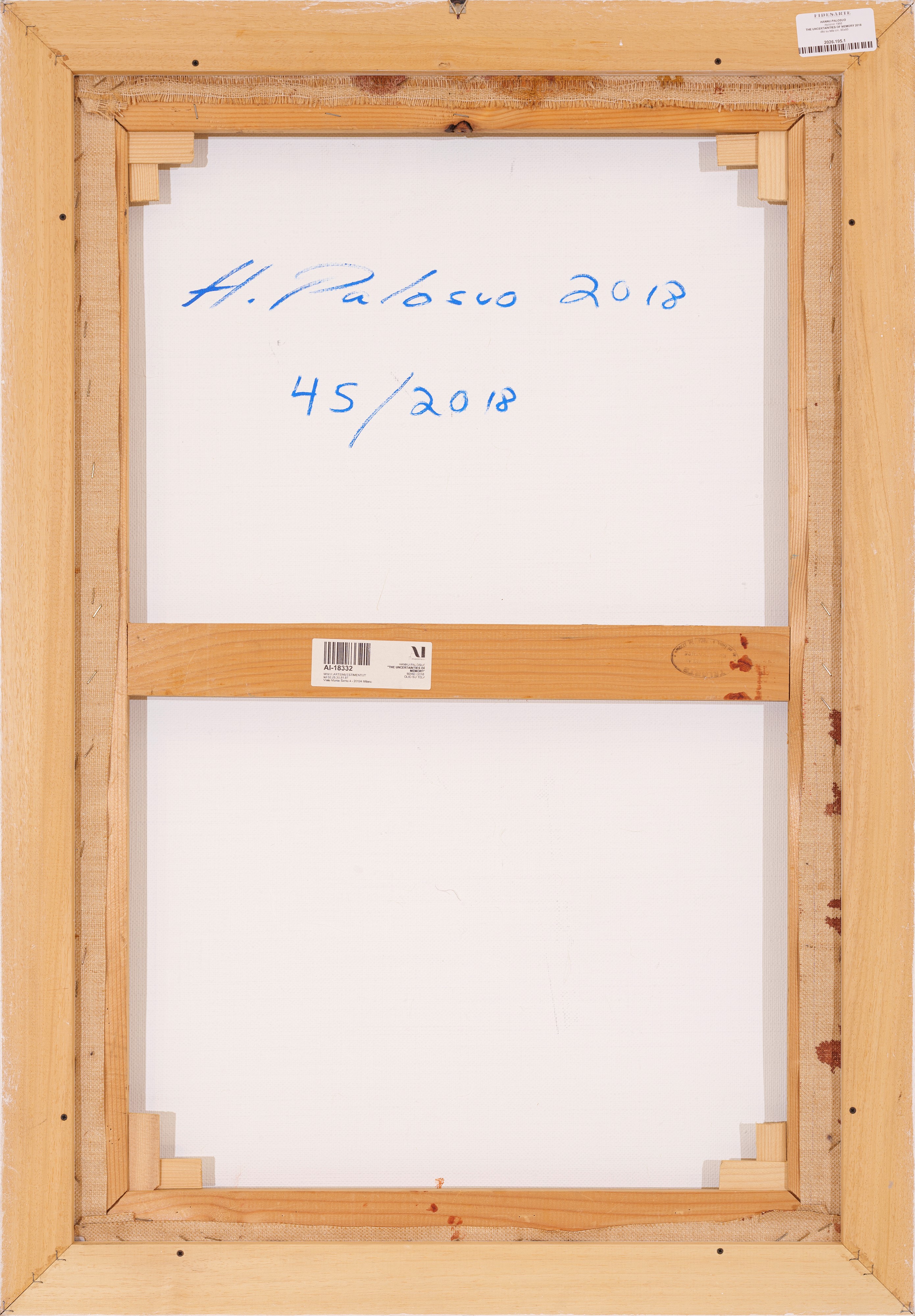 Hannu Palosuo - Hannu Palosuо, The Uncertainties of Memory, olio su tela