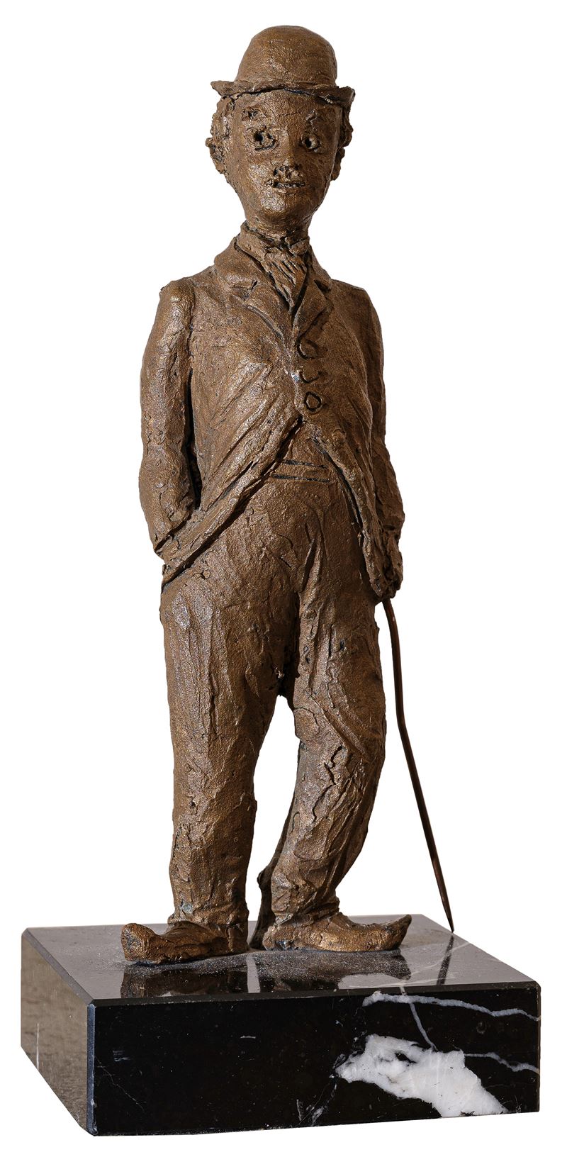 Toni Benetton - Charlot, scultura in bronzo (es. 13/20)