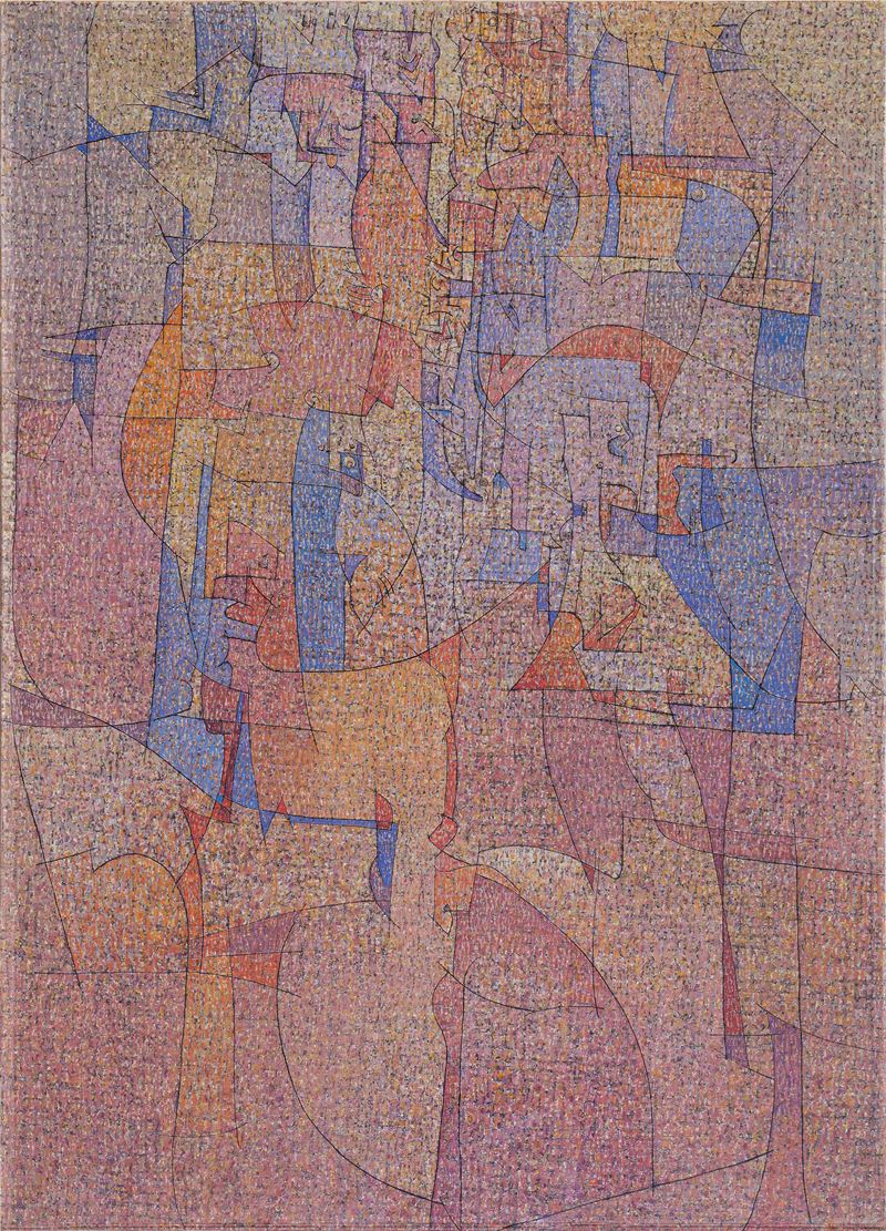 Vincenzo Balsamo - Senza titolo, olio su tela entro teca in plexiglass (1993)