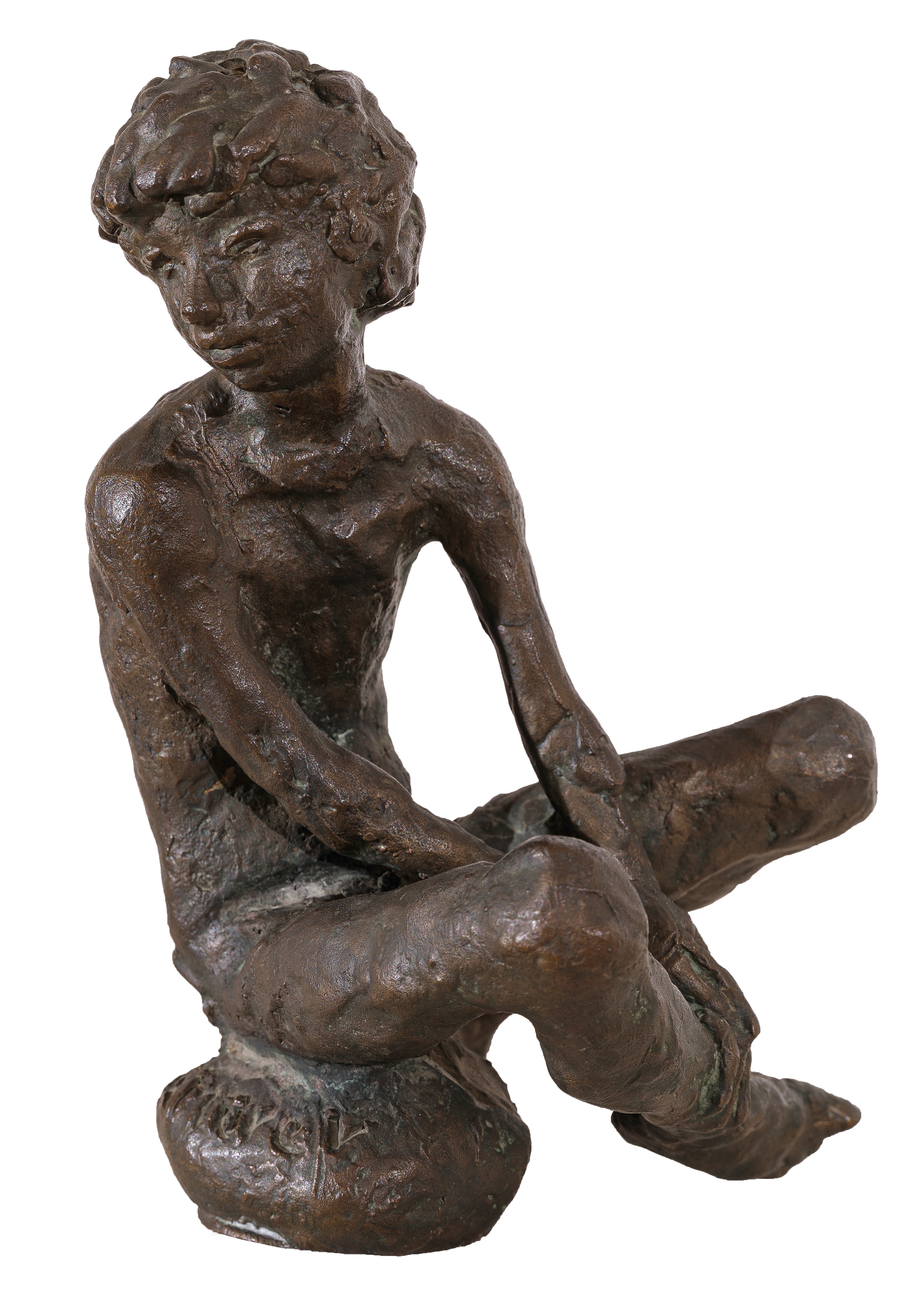 Augusto Murer - Figura giovanile, bronzo a cera persa (1977)