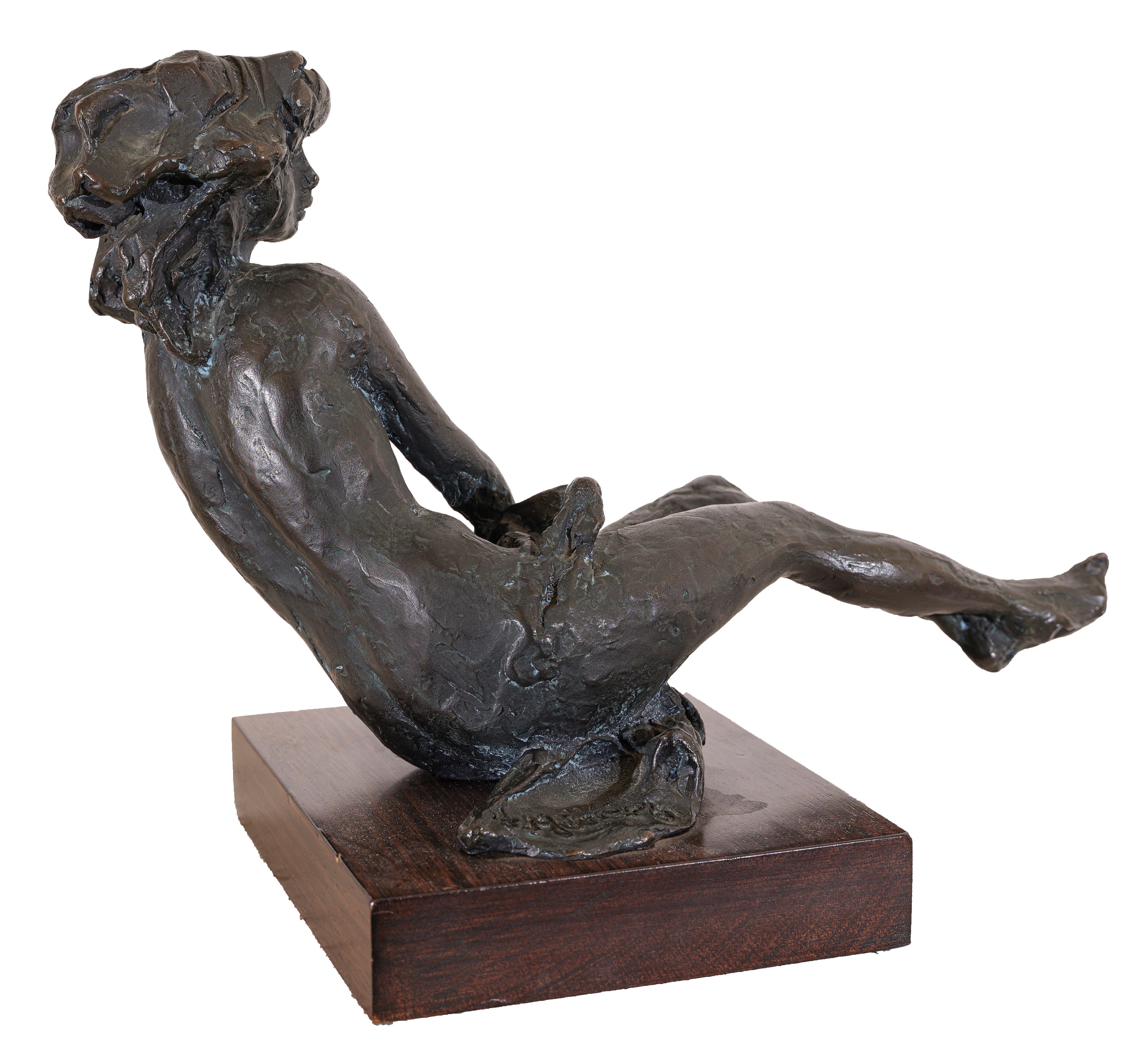 Augusto Murer - Figura distesa, bronzo a cera persa (edizione 19/50), 1981