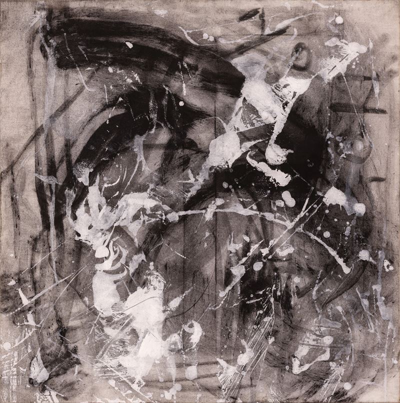 Emilio Vedova - Del no (acrilici e carboncino su tela), 1990
