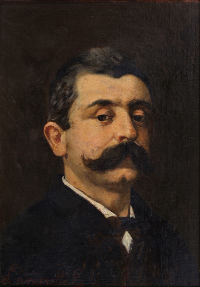 Ritratto di uomo, olio su tavola