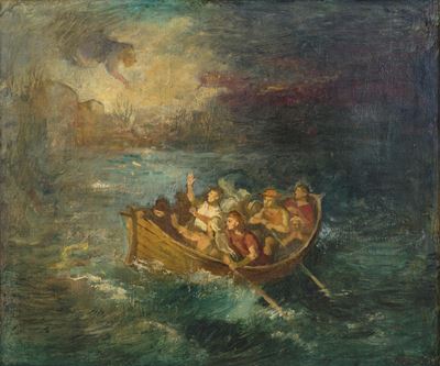 L’apparizione, olio su tavola (1939)