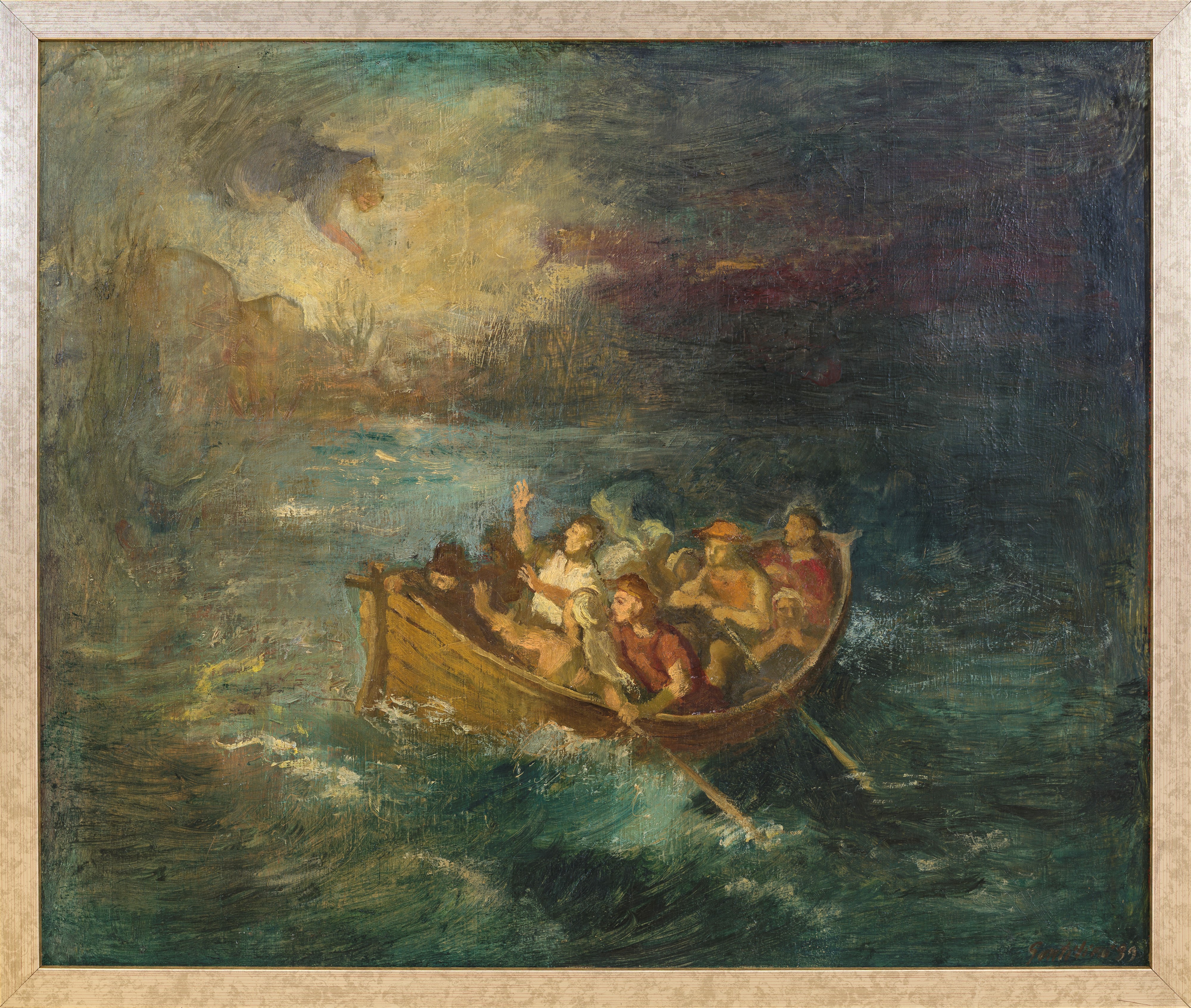 Franco Gentilini - L’apparizione, olio su tavola (1939)