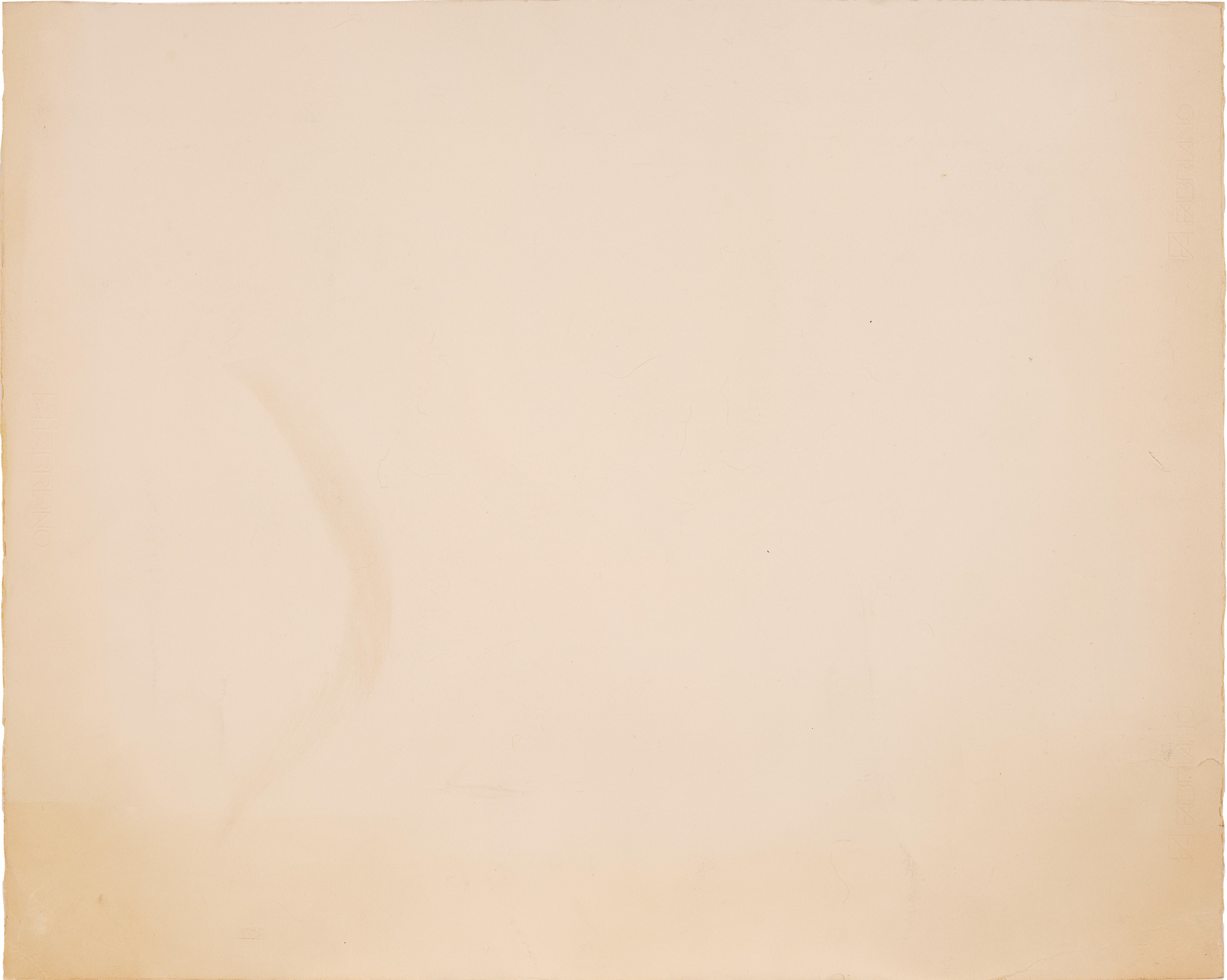 Dusan Dzamonja - Senza titolo (gouache su carta), 1973
