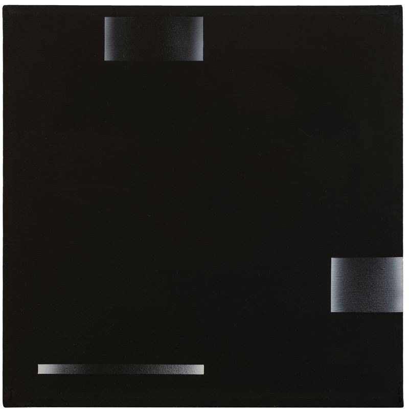 Ennio Finzi - Senza titolo (acrilici su tela), 1977