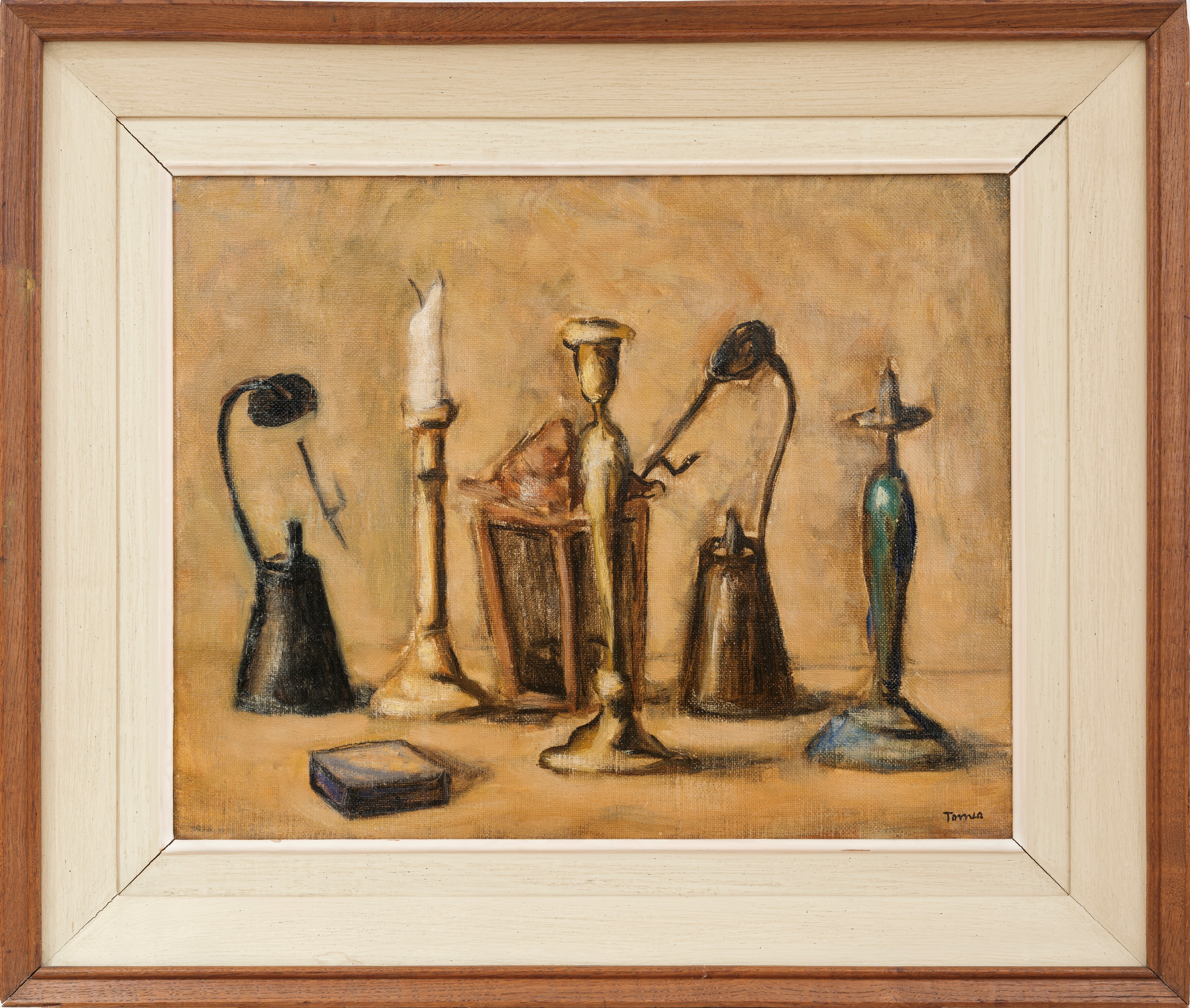 Fiorenzo Tomea - Lanterne, olio su tela (1942)